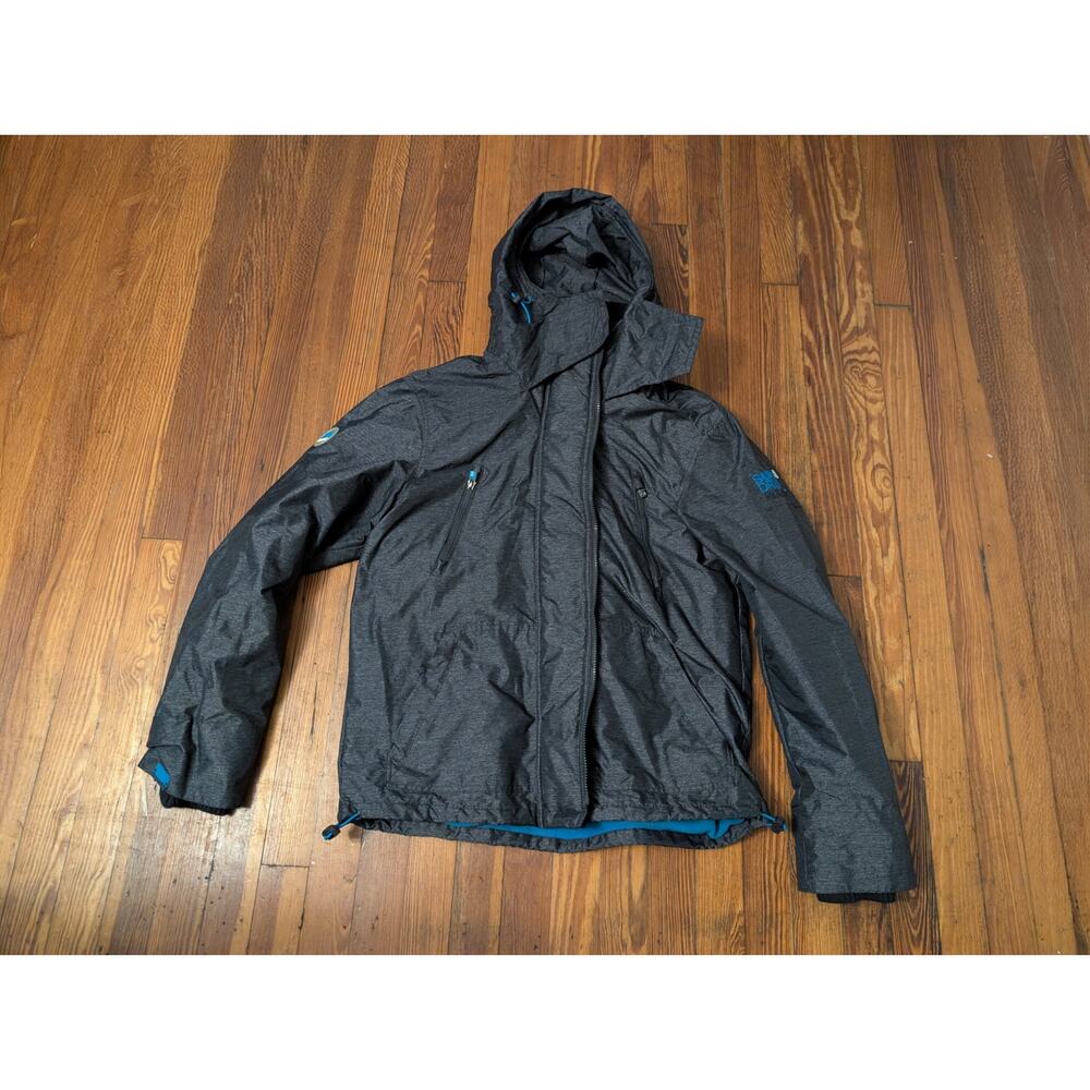 Super Dry Gray Womens 2XL Parka Jacket